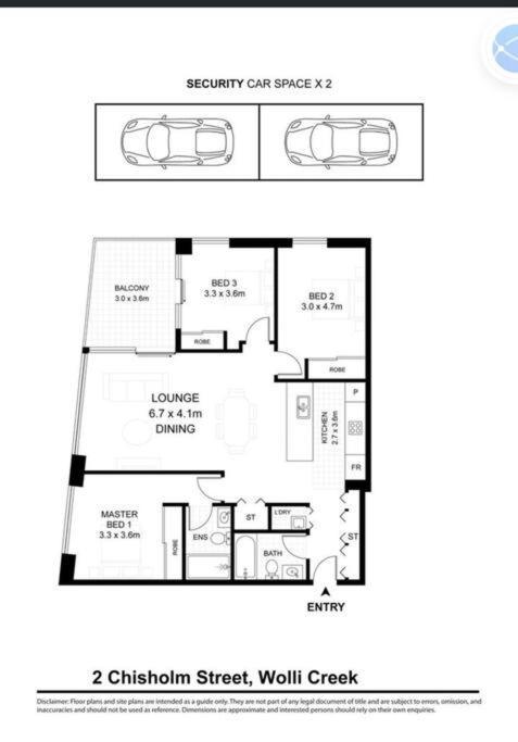 Lakeview Luxury 3bedrooms Wolli Creek Close To Airport Cbd Sydney